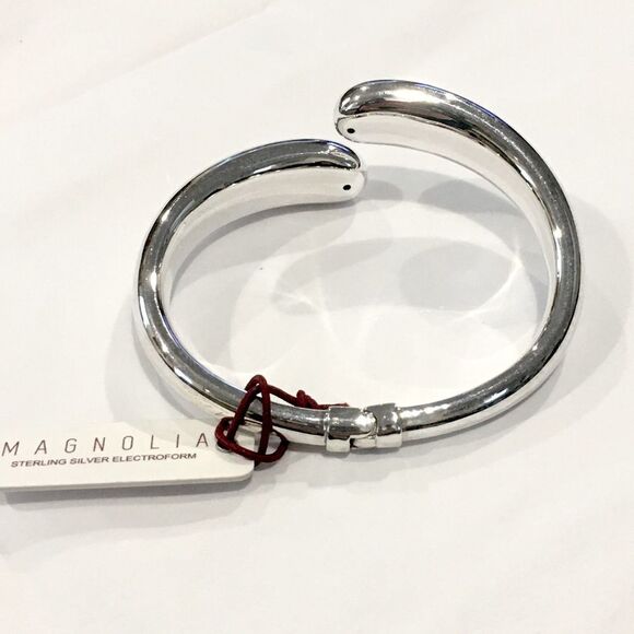 NWT Sterling Silver Hinged Bypass Wrap Bracelet - Picture 8 of 10